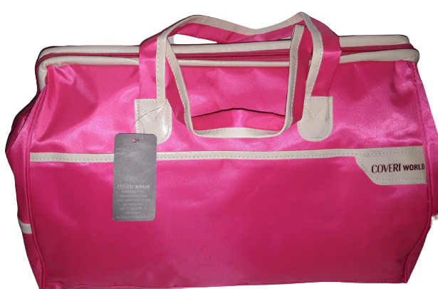 Borsone Da Viaggio Donna COVERI WORLD - Travel Bag - CW021 / Rosa - Nero