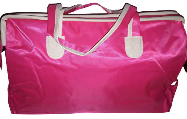 Borsone Da Viaggio Donna COVERI WORLD - Travel Bag - CW021 / Rosa - Nero