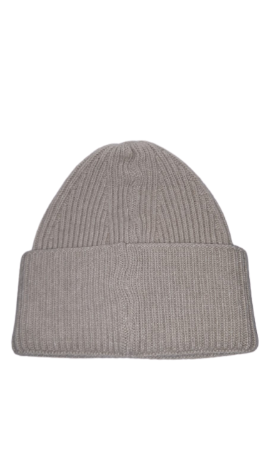Cappello da Uomo TIRABASSO - Lana & Kashmir - Grigio Con Logo 80TRB025462