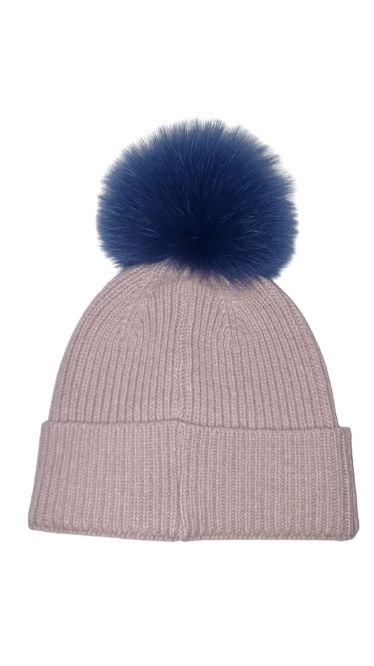 Cappello Pon Pon Donna TIRABASSO - Rosa Blu - 80TRB024573