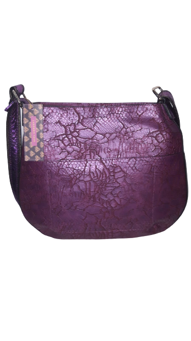 Borsa a Tracolla Circolare da Donna AXEL CONCEPT - Round Bag Woman - Viola 1010-1326