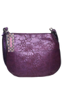 Borsa a Tracolla Circolare da Donna AXEL CONCEPT - Round Bag Woman - Viola 1010-1326