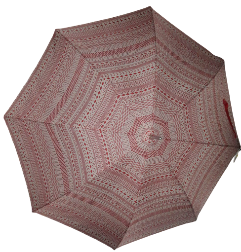 Ombrello Grande C-COLLECTION - UV PROTECTION 50 Umbrella - Rosso Bianco