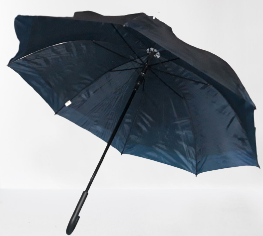 Ombrello Grande FERRE' MILANO -  Umbrella - Nero/ blu 16V