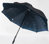 Ombrello Grande FERRE' MILANO -  Umbrella - Nero/ blu 16V