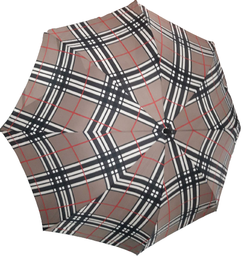 Ombrello Grande Unisex HAPPY RAIN DAYS - Brown/Marrone Umbrella - 35021