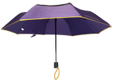 Ombrello Piccolo Unisex UNITED COLORS OF BENETTON- Umbrella - Viola e Striscia gialla 56239