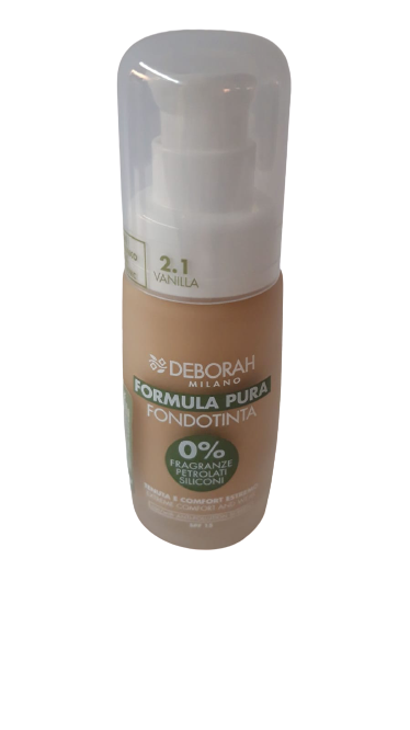 Fondotinta Donna DEBORAH MILANO - Formula Pura Tenuta e Comfort Estremo  2.1 / 6