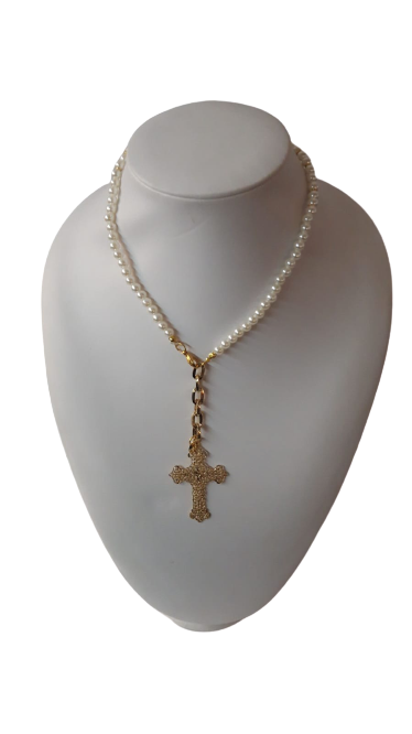 Collana di Perle con Ciondolo GEMIR - Pearl Necklace with Pendant
