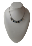 Collana di Catene Argento + Con Ciondolo Pietre Swarovsky colorati BYBA BIJOUX - Silver Chain Necklace with Swarovsky colorful stone