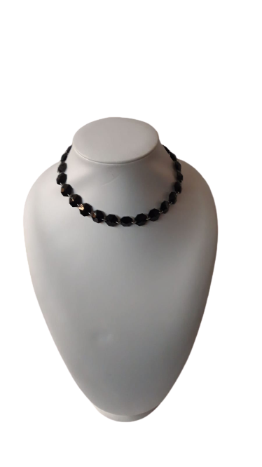 Collana di Argento + Con Pietre Swarovsky colorati BYBA BIJOUX - Silver Necklace with Swarovsky colorful stone - Nero , Giallo