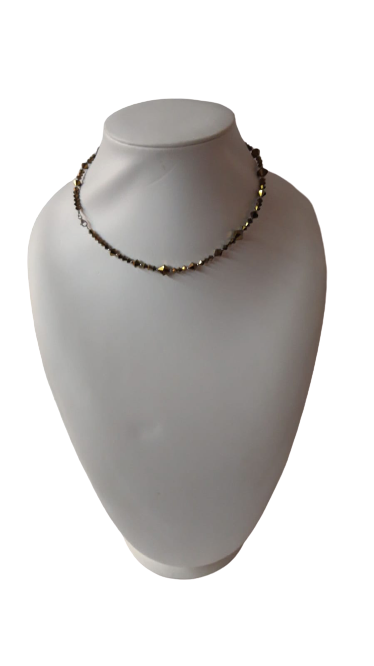 Girocollo con Swarovsky SWAROVSKI COMPONENTS - Necklace Swarovsky - Viola / Giallo