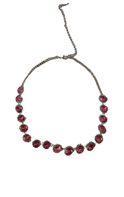 Collana Rosa con Swarovsky SWAROVSKI COMPONENTS - Necklace Swarovsky