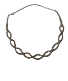 Girocollo Strass Argento Swarovsky GEMIR - Silver Necklace Strass
