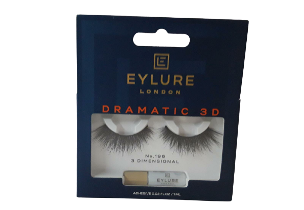 Ciglia Finte EYLURE LONDON DRAMATIC 3D - Fake Eyelashes  Adhesive - 191 / 196