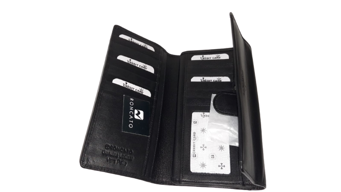 Portafoglio da Donna RONCATO - Woman Wallet - marrone , Nero - R18628