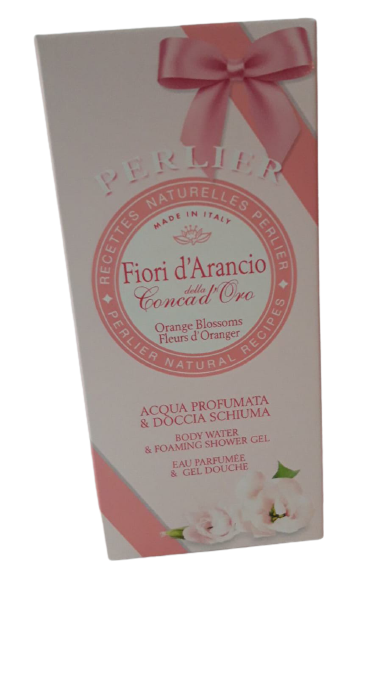 Cofanetto Acqua Profumata & Doccia Crema PERLIER - Shower Cream & Scentend Body Water - 200 ML / 30 ML
