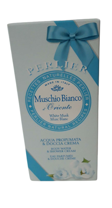 Cofanetto Acqua Profumata & Doccia Crema PERLIER - Shower Cream & Scentend Body Water - 200 ML / 30 ML