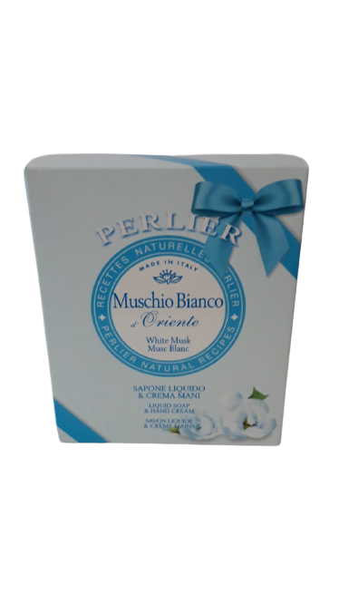 Cofanetto Sapone Liquido & Crema Mani PERLIER - Liquid Soap & Hand Cream - 300 ML / 100 ML