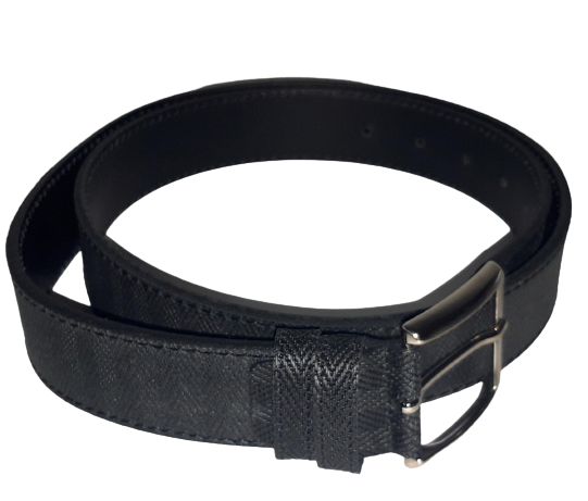 Cintura in Vera pelle MADE IN ITALY - Men's belt - Nero/Black