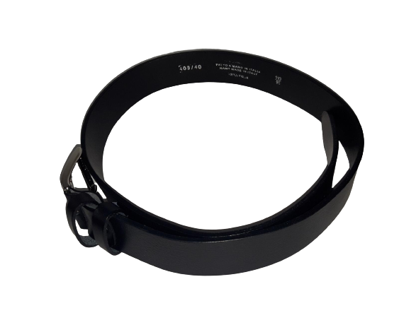 Cintura in Vera pelle MADE IN ITALY - Men's belt - Nero/Black