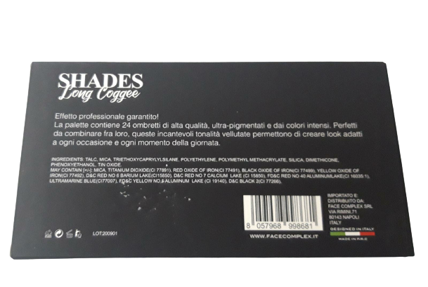 Palette / Ombretti Grandi FACE COMPLEX - Shades LONG COGGEE make up