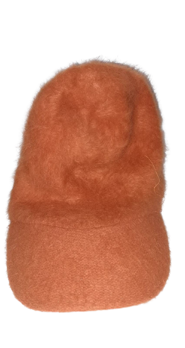 Cappello da donna MONICA NARDUCCI - Leather Cap Women - Arancio/Bordeaux/Verde 4536107