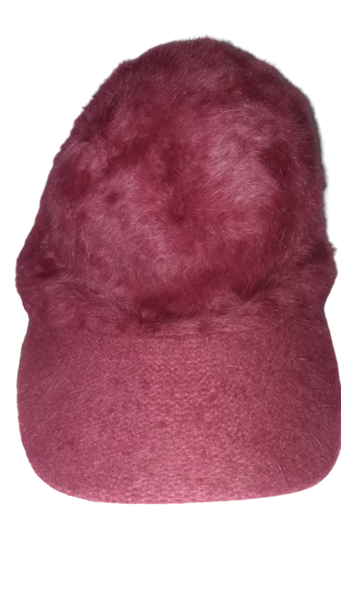 Cappello da donna MONICA NARDUCCI - Leather Cap Women - Arancio/Bordeaux/Verde 4536107