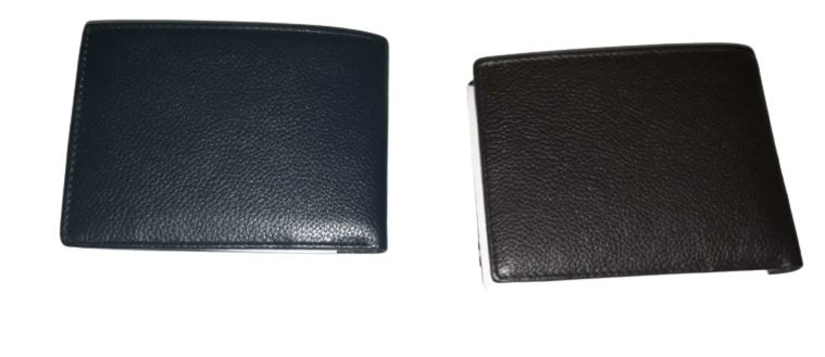 Portafoglio uomo vera pelle AERONAUTICA MILITARE - Leather Wallet Nero/Blu/Moro - AM-102