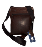 Borsa a Tracolla Uomo AERONAUTICA MILITARE - Marrone Scuro/ Nero AM-302