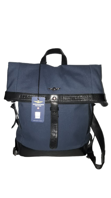 Zaino da Uomo AERONAUTICA MILITARE - Men Bag Verde/Blu AM-382