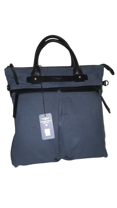 Borsa/Cartella Unisex AERONAUTICA MILITARE - Unisex Bag Blu/Verde AM-383