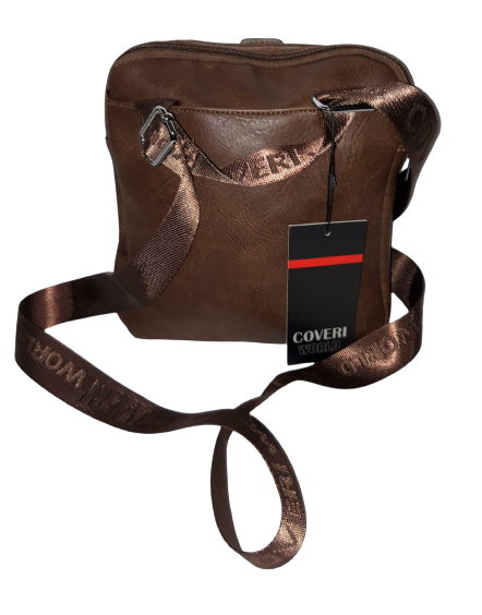 Borsa a Tracolla Uomo COVERI WORLD - Marrone/Brown CW7028