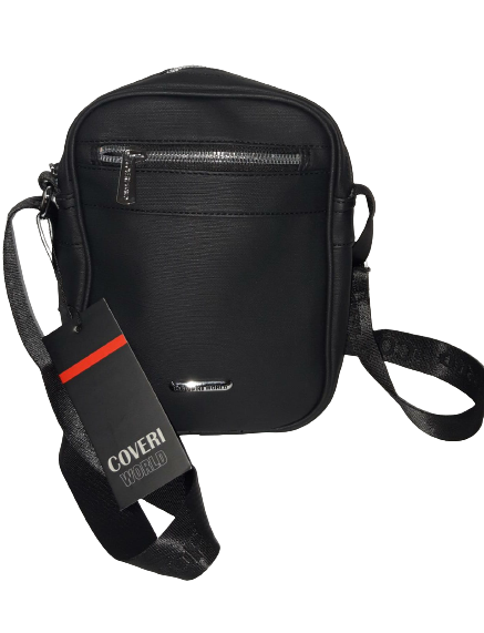 Borsa a Tracolla da Uomo COVERI WORLD - Nero/Black CW1952