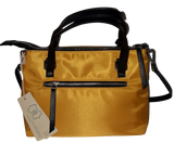 Borsa a Tracolla da Donna PELLETTERIA VENETA - Women purse Giallo Ocra NY006