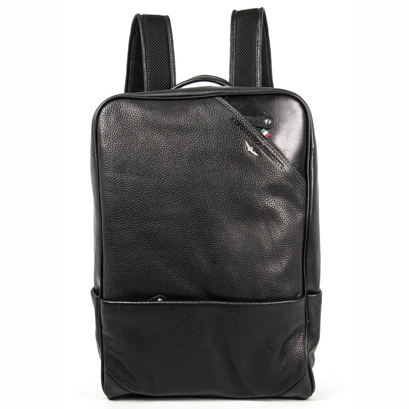 Aeronautica Militare Zaino in vera pelle AM315 Nero