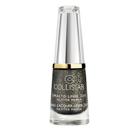 Collistar Smalto liner 2in1 Glitter Mania 2 nero Vomero