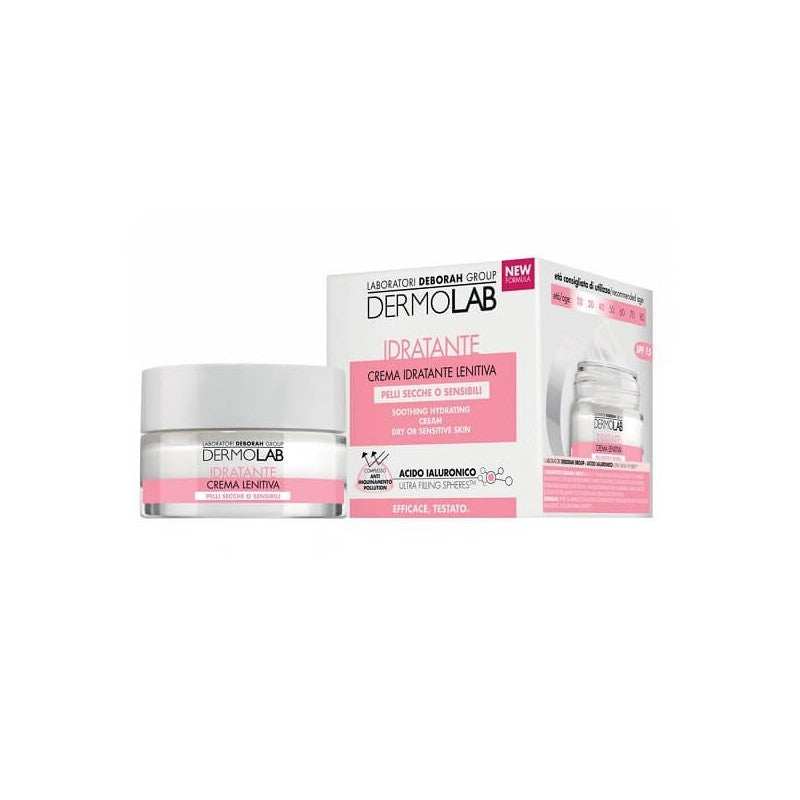 Dermolab Crema Idratante Lenitiva Pelli Secche o Sensibili