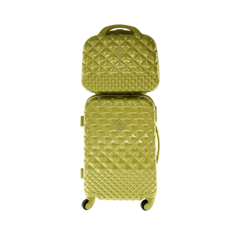 Camomilla Trolley Rigido + Beauty case rosso/ lime/ rosa antico/ oro/ fiori/ azzurro/ pink/ glicine/ silver/ nero