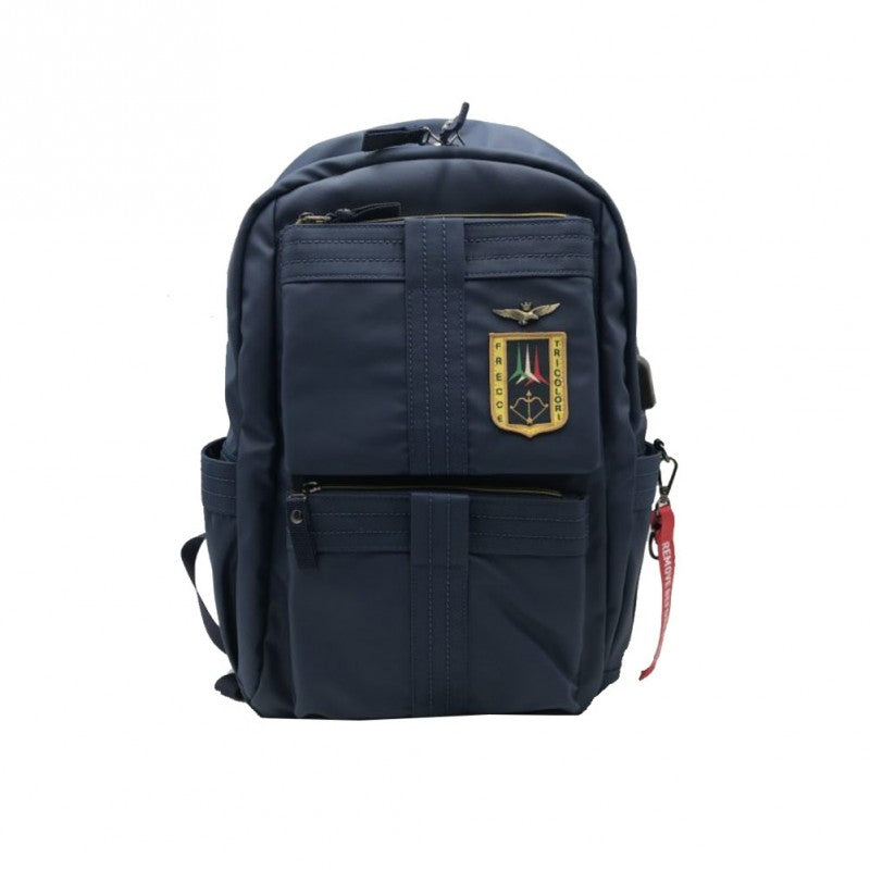 Aeronautica Militare Zaino Porta Computer 14.1 Frecce AM345 Blu