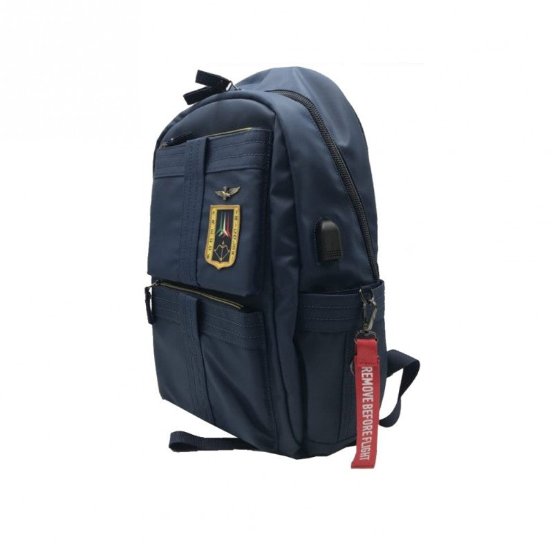 Aeronautica Militare Zaino Porta Computer 14.1 Frecce AM345 Blu