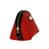 pouch M queen of hearts di camomilla milano cod. 00769 rosso/ nero