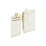 porta carte donna di camomilla milano batticuore rosa/ bianco