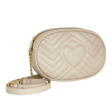 borsa a tracolla solo cuore di camomilla milano cod.02143 nero/ oro/ argento/ cipria/bordeaux