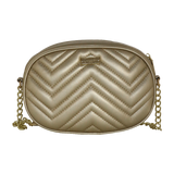 borsa a tracolla solo cuore di camomilla milano cod.02143 nero/ oro/ argento/ cipria/bordeaux