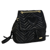 zaino solo cuore di camomilla milano cod. 02149 nero