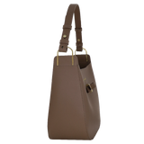 borsa a spalla easy di camomilla milano cod. 11226 nero/ tortora