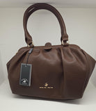 borsa donna beverly hills polo club bh-4310 aubergine/ nero/ moro
