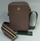 borsa portafoglio donna a tracolla di beverly hills polo club bh-4345 pink