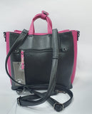 ZAINO DONNA DI BEVERLY HILLS POLO CLUB BH-3932 TORTORA / NERO E FUXIA